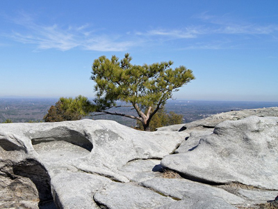 Rock climbing