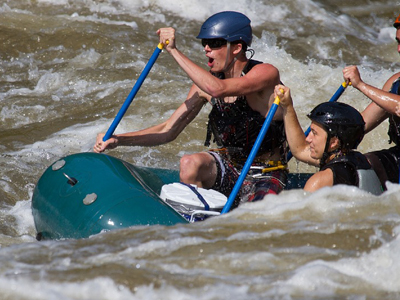 White water rafting attraction in Maggie Valley