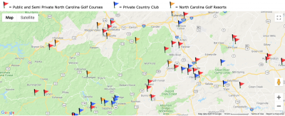 wnc golf courses near maggie