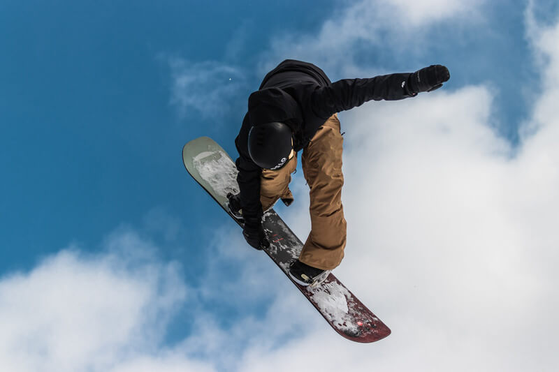 Snowboarding in Maggie Valley