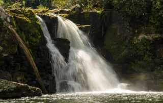 Waterfalls near maggie valley