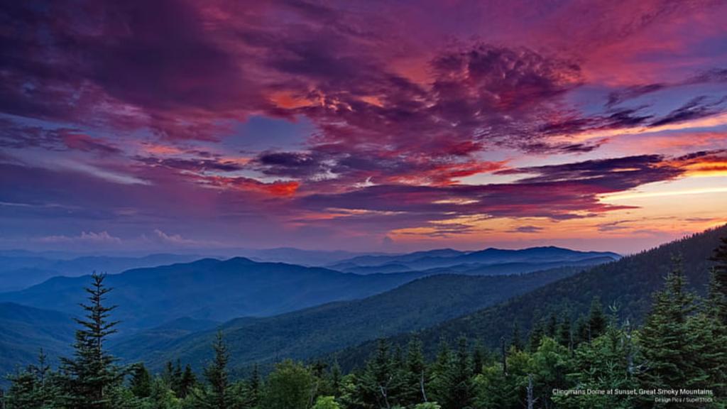 （smoky10）高品質フレイムシェイプ火焔ガーデンインスモーキークォーツ虹入り Clingmans Dome Sunrise Color Smoky Mountains Photo Print | Fine