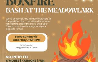 bonfire bash meadowlark motel